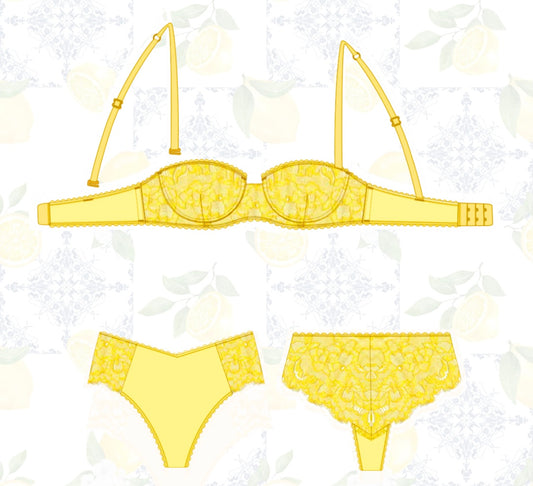 ☀️ La Siciliana – Coffret couture lingerie et patrons en édition limitée