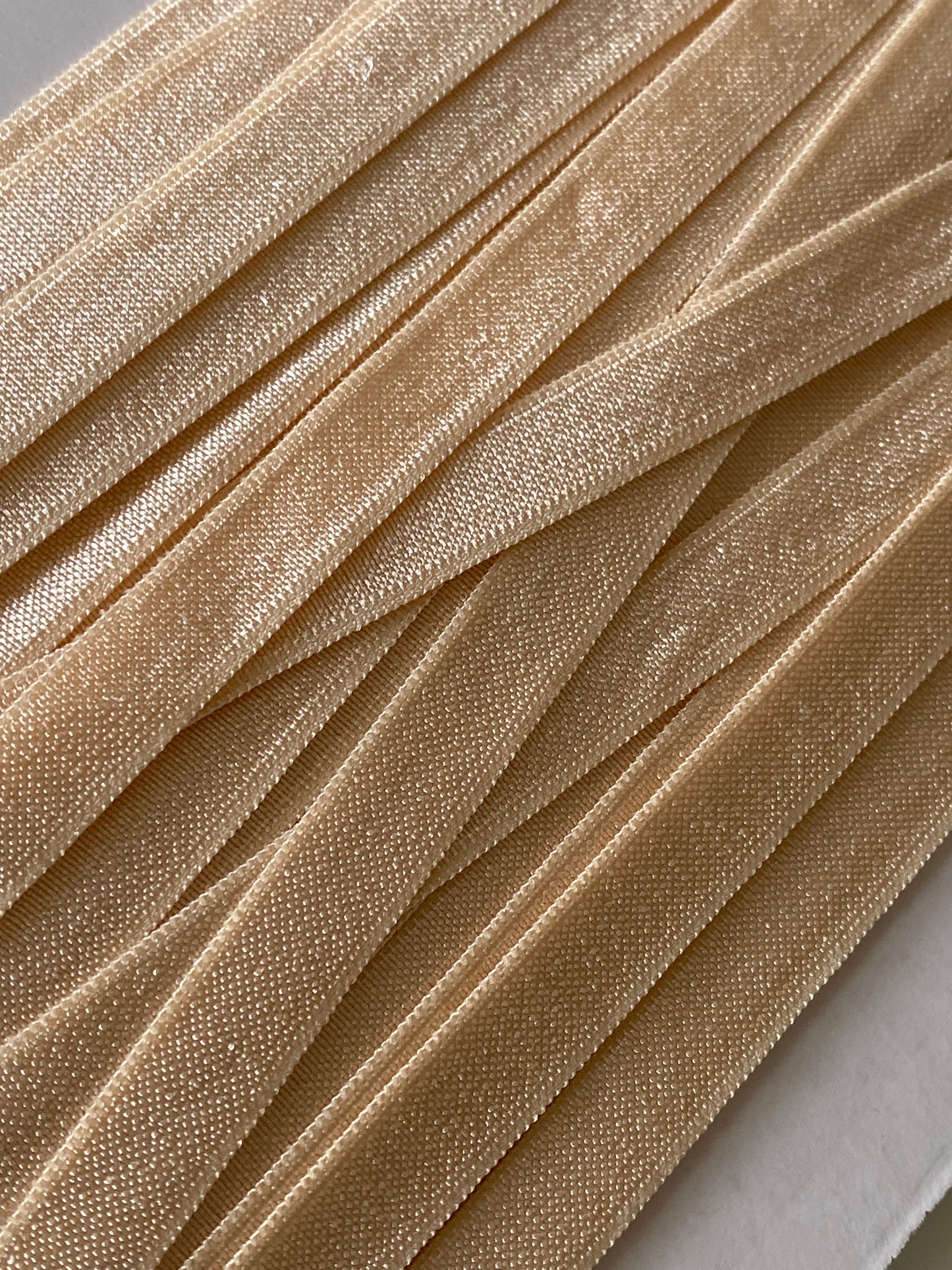 Élastique simple satiné 10mm - beige