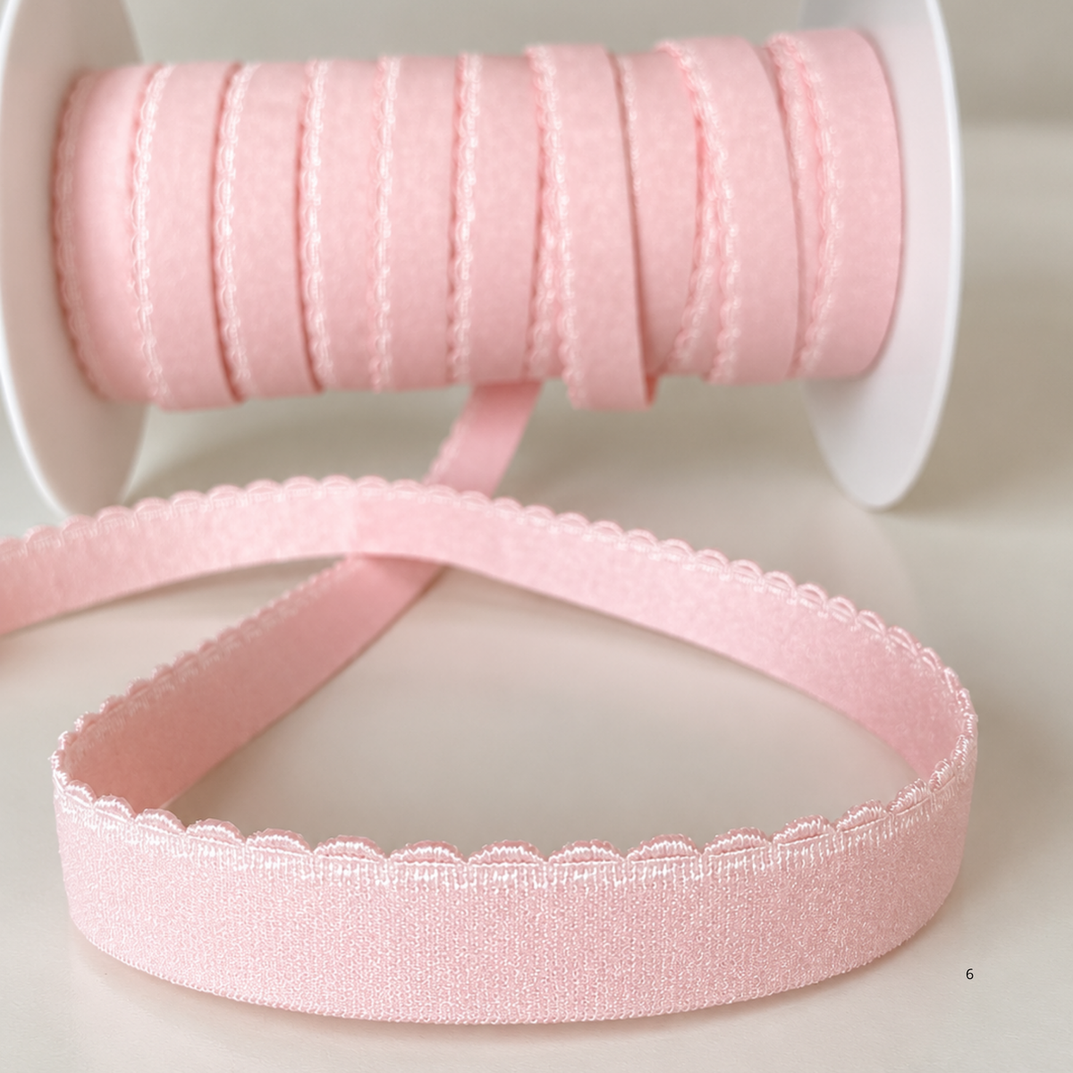 Élastique à soutien-gorge 12mm - Rose Clair