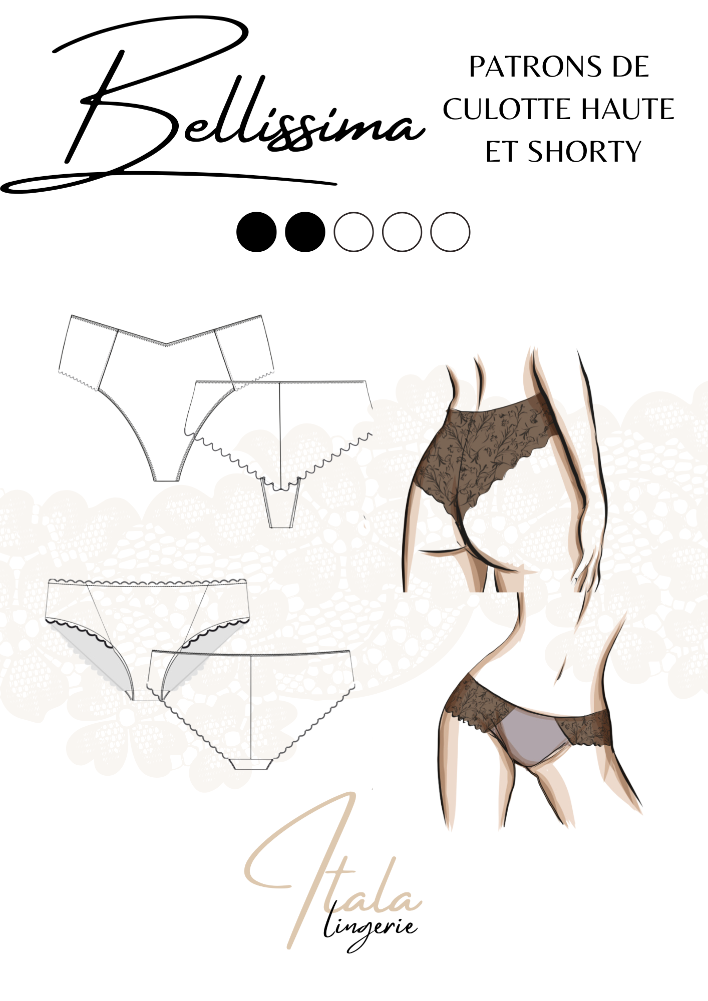 Pack prenium - 13 Patrons de couture lingerie