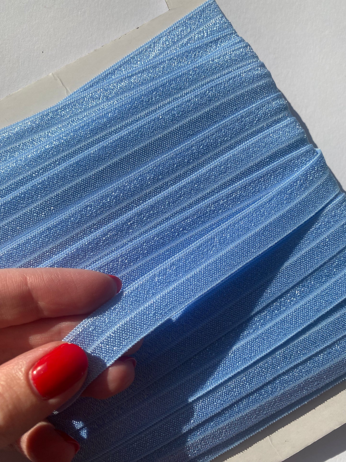 Biais satiné élastique - Lavande 15mm