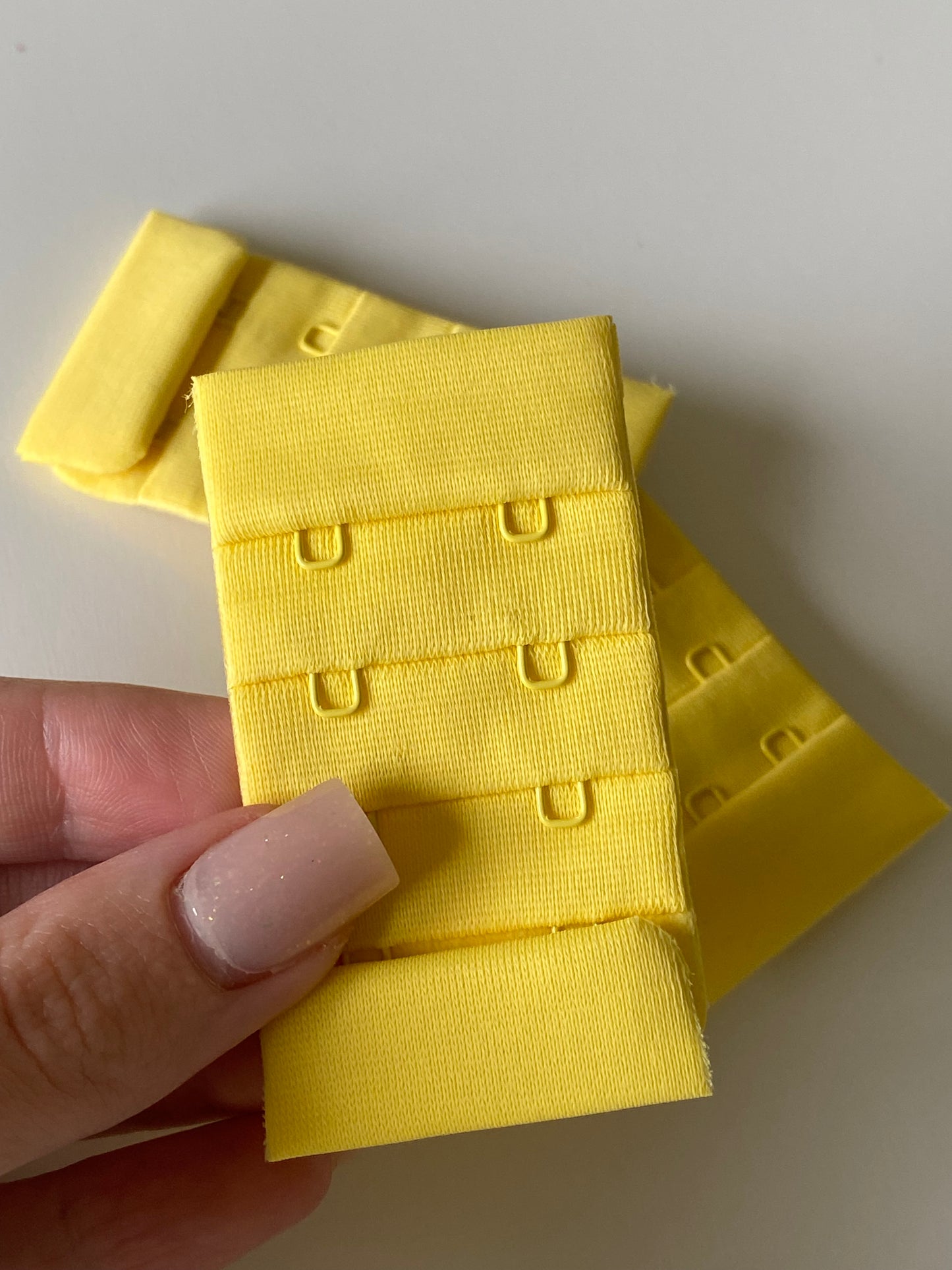 Agrafes soutien-gorge 38mm - Jaune