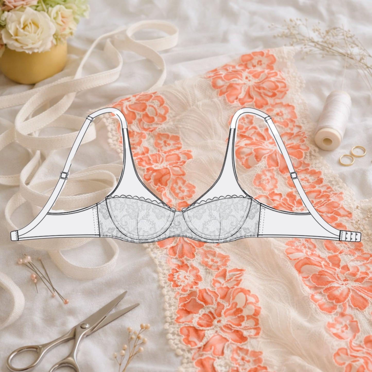 🪽Kit soutien-gorge Caprice — patron inclus