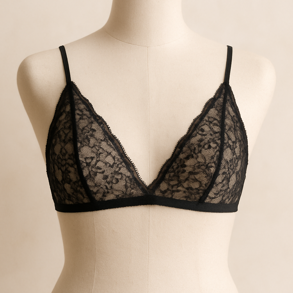 Patron PDF (A4) - Soutien-gorge triangle DÉLICATE