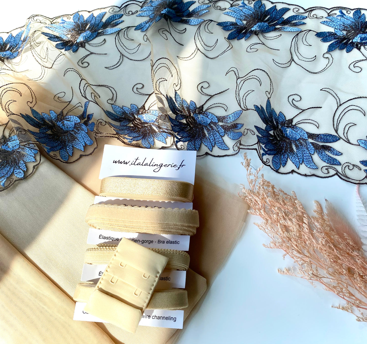 Coffret Bleuet + patron