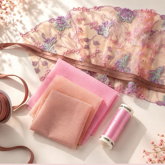 🌸 Ophélia - Coffret couture de lingerie avec patrons inclus
