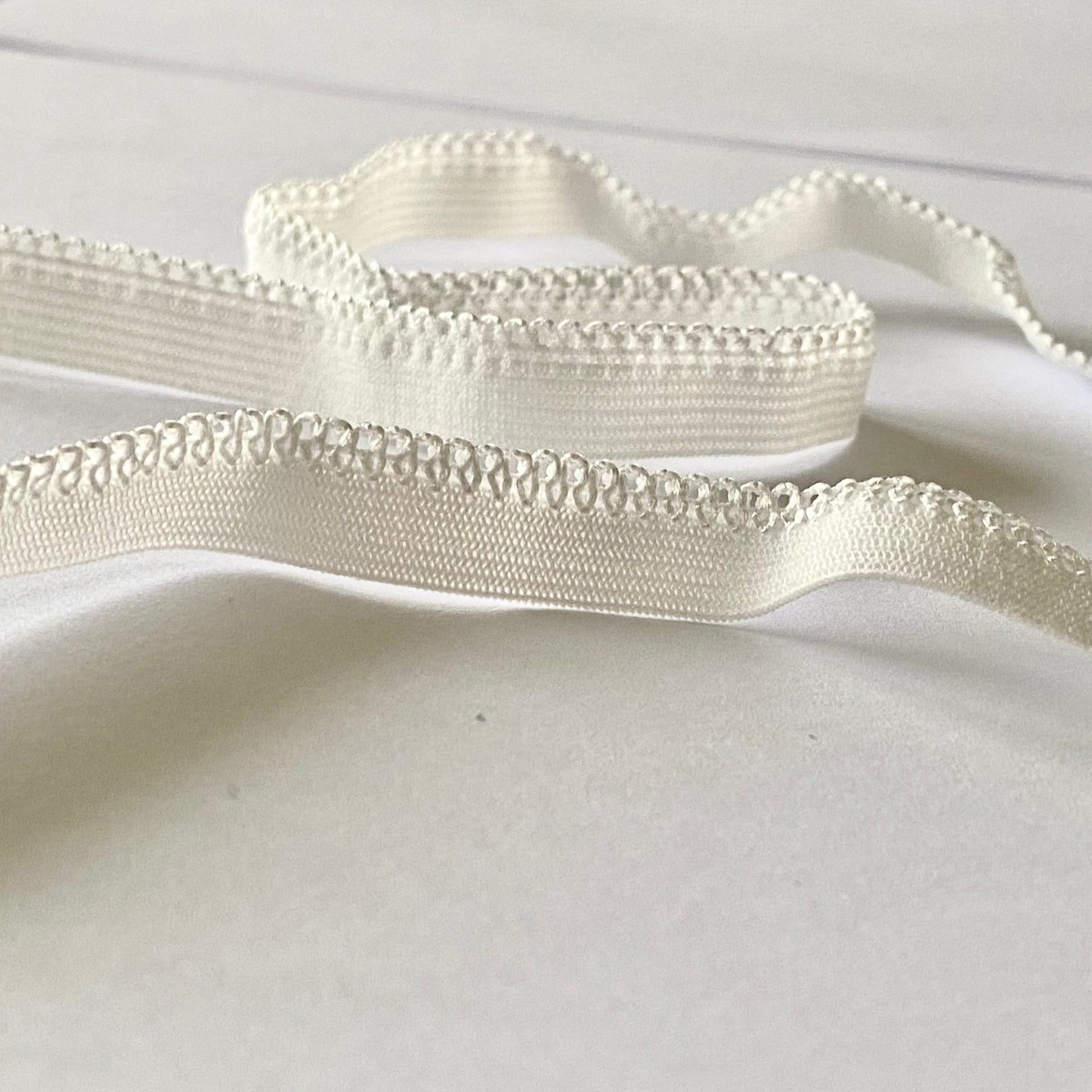 Élastique à culotte picot 10mm - Blanc Naturel