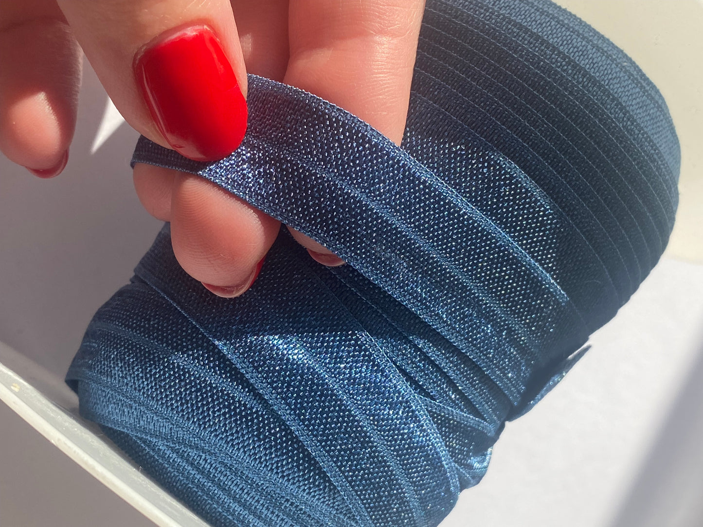 Biais satiné élastique 15mm