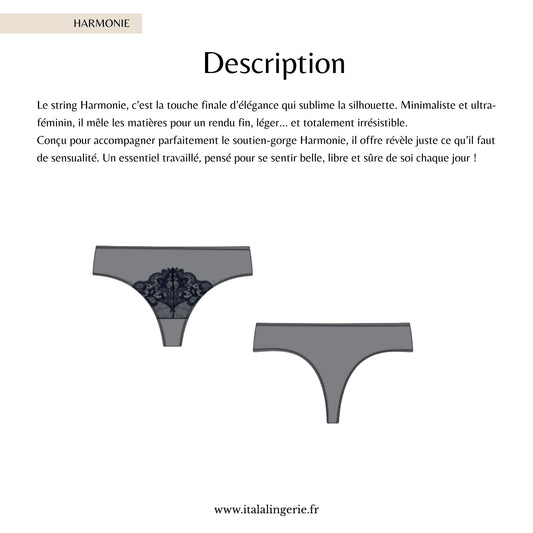 Patron PDF (A4) - String HARMONIE