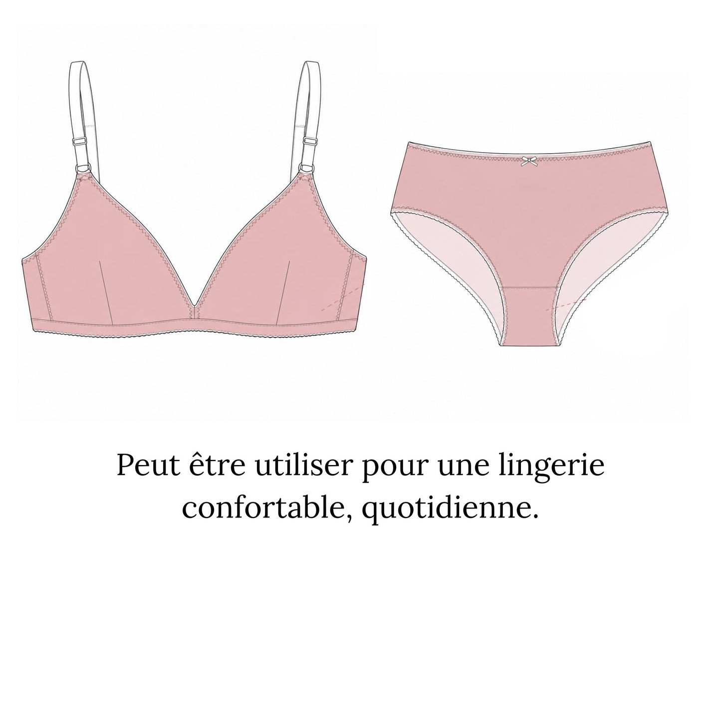 100% coton - Bleu Marine