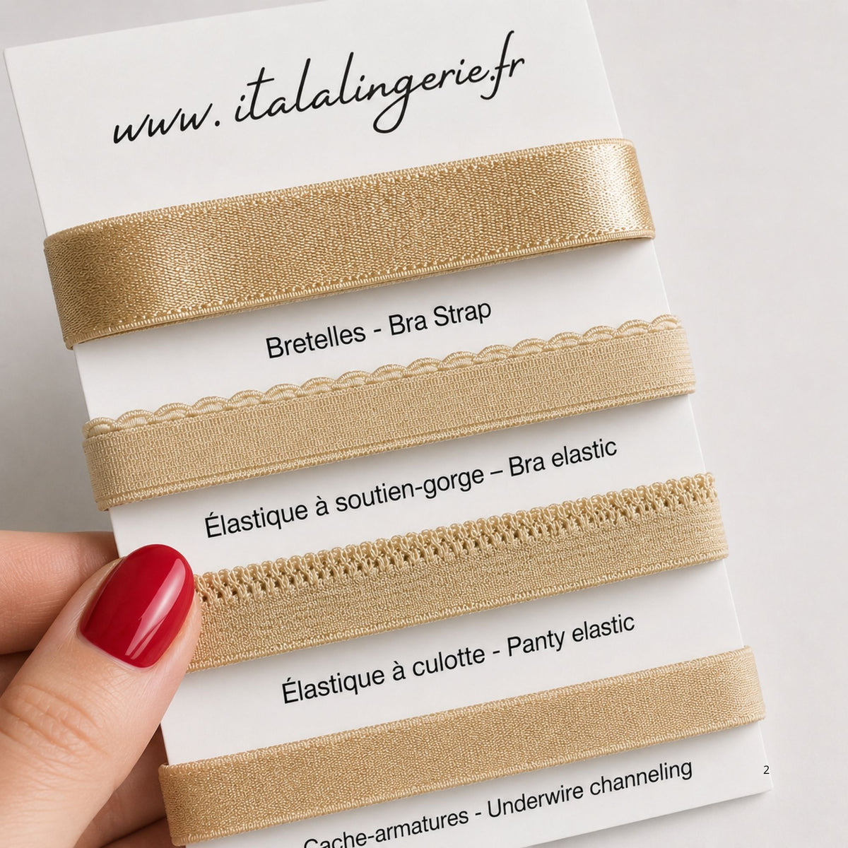Kit d’élastiques - Beige