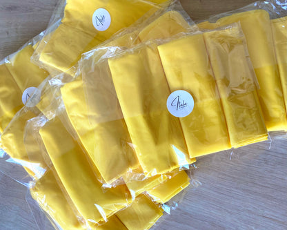 Lot de coupons jaunes