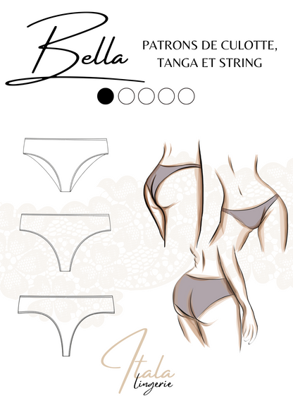 Pack prenium - 13 Patrons de couture lingerie