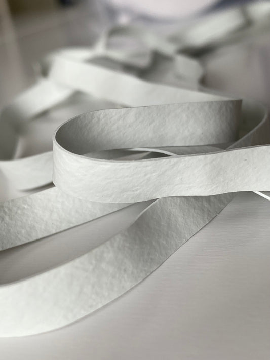 Laminette caoutchouc 8mm - blanc