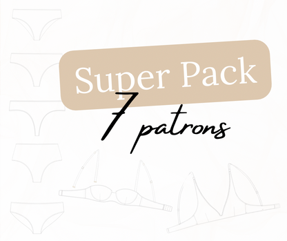 Super Pack - 7 Patrons pour débuter