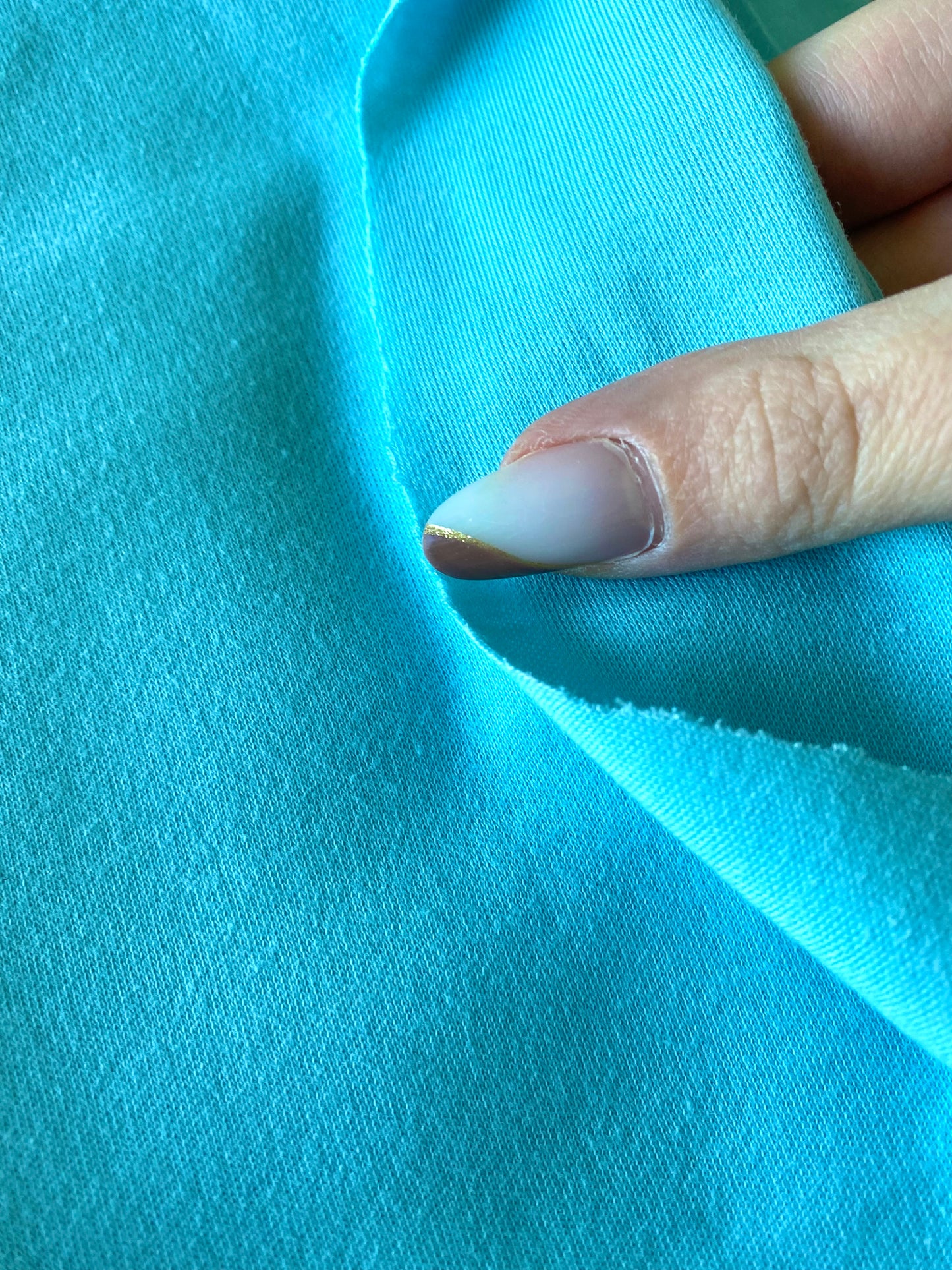 Coupon coton - bleu clair