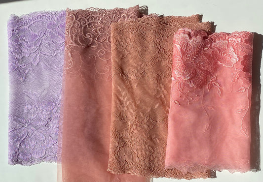 Lot dentelles et tulles