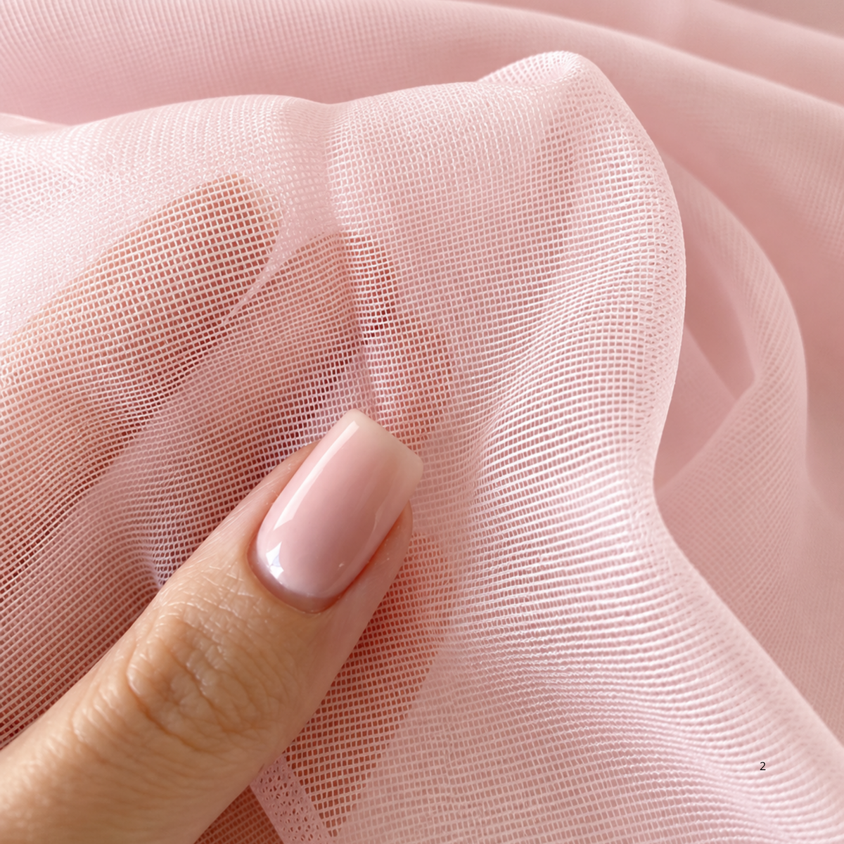 Doublure soutien-gorge (Marquisette) - Rose Clair