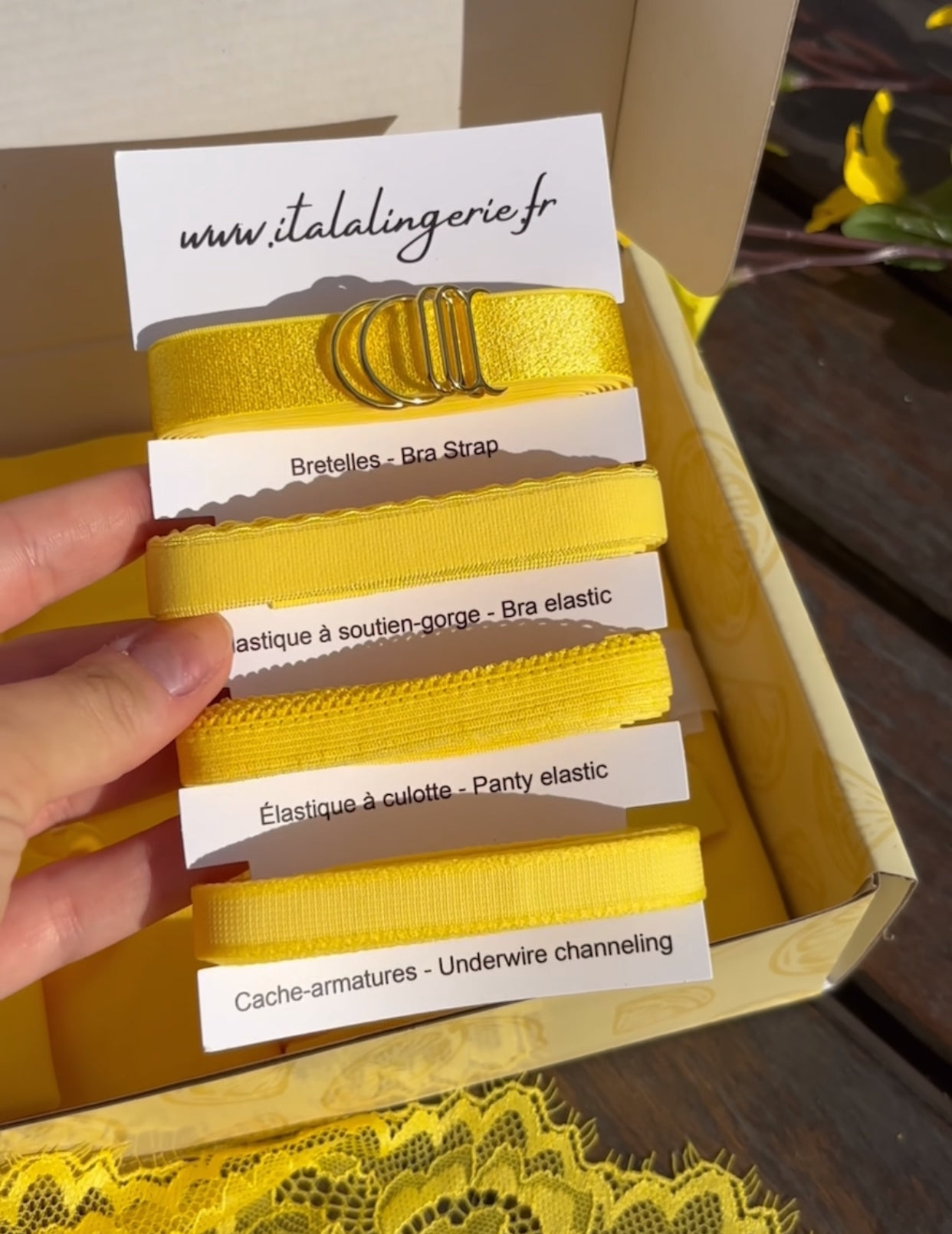 ☀️ La Siciliana – Coffret couture lingerie et patrons en édition limitée