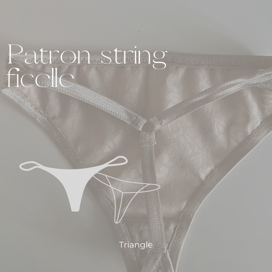 Patron string ficelle pack 5 tailles