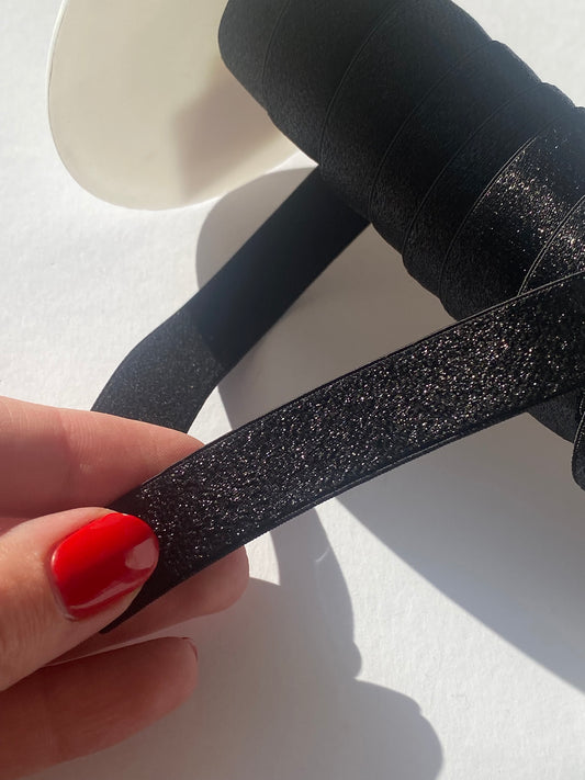 Bretelle soutien-gorge 15mm - Noir