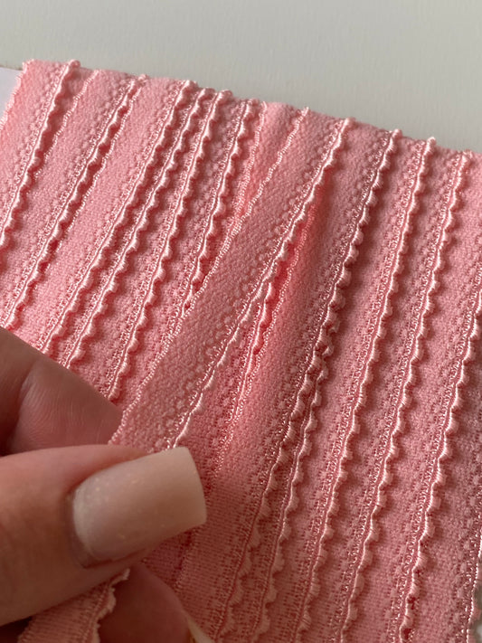 Élastique à culotte festons 10mm - Rose