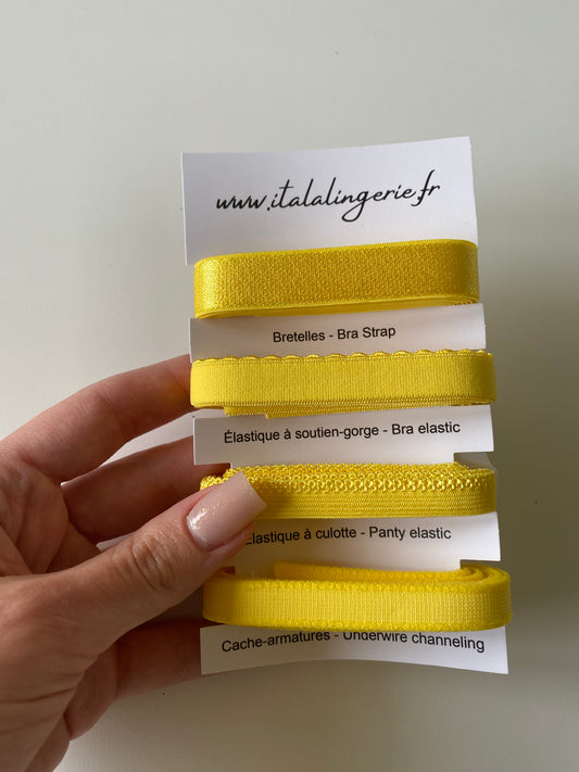 Kit d’élastiques - Jaune