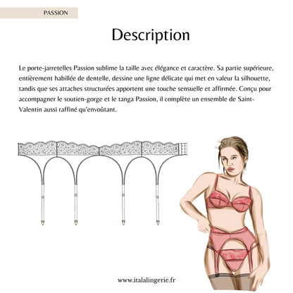 Patron PDF (A4) - Porte-jarretelles PASSION