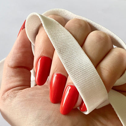 Bretelle soutien-gorge 15mm - Ivoire