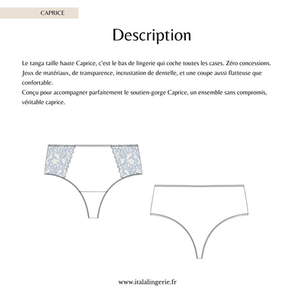 Patron PDF (A4) - Tanga taille haute CAPRICE