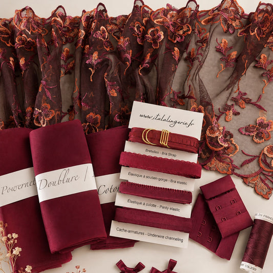 🍇 Coffret couture lingerie TOSCANA - Patrons pdf inclus