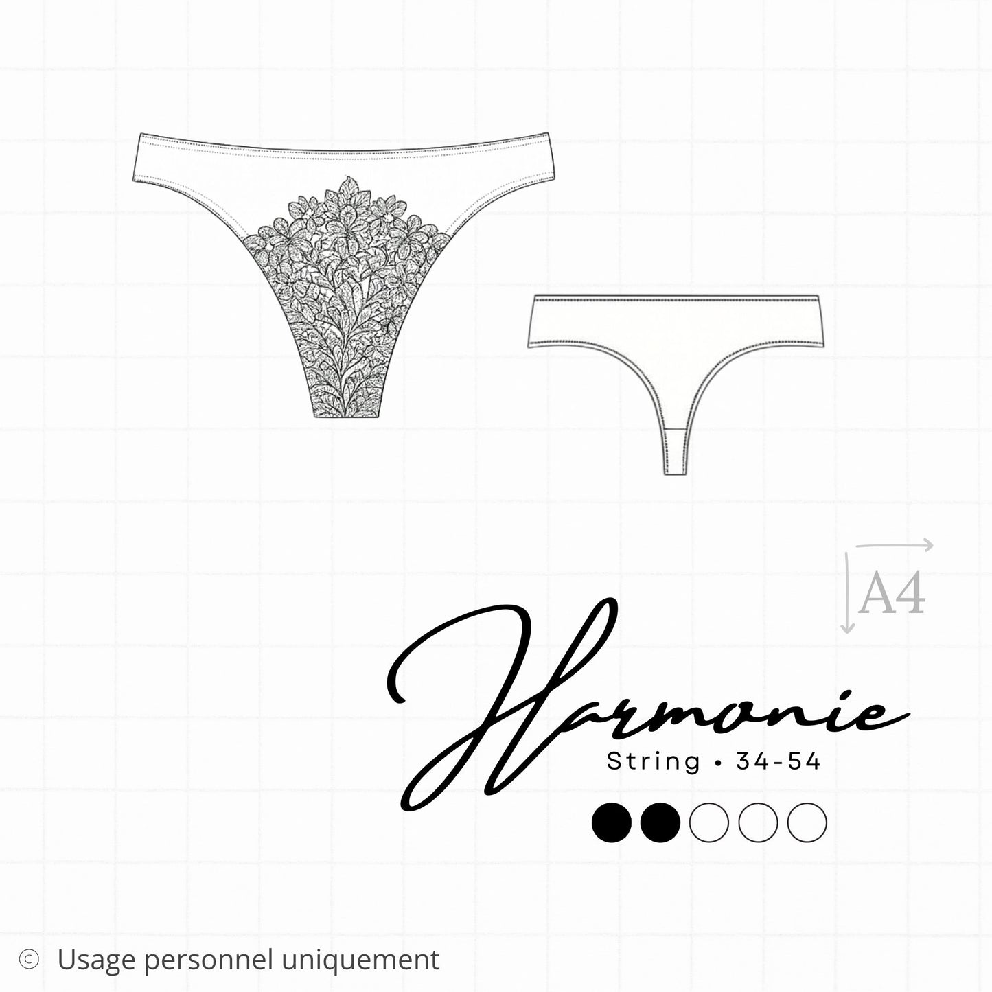 Patron PDF (A4) - String HARMONIE