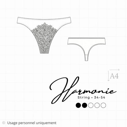Patron PDF (A4) - String HARMONIE