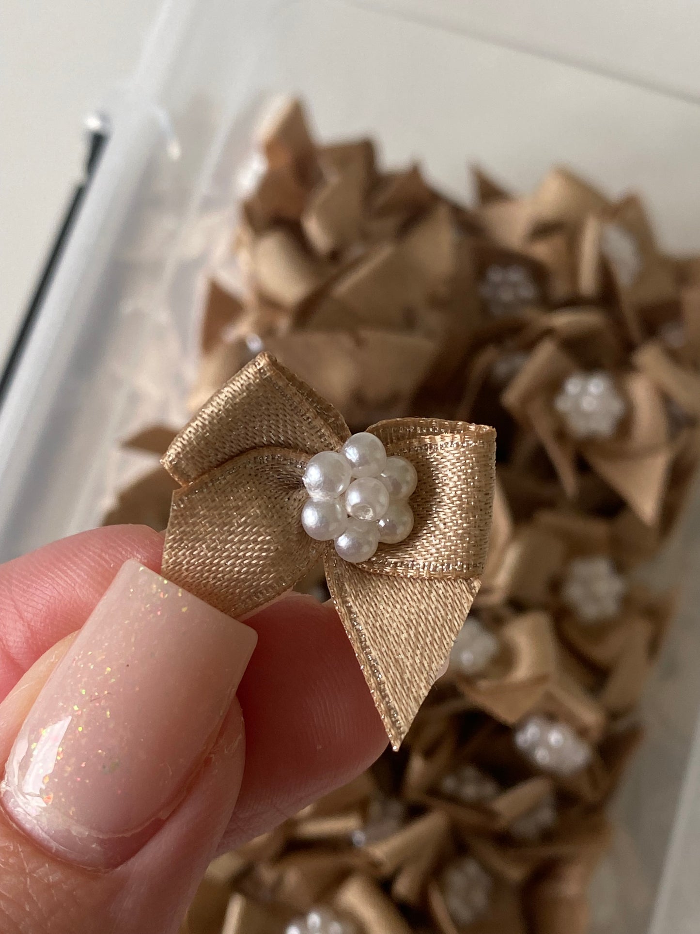 Nœud papillon à perles