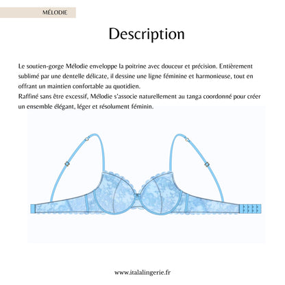 Patron PDF (A4) - Soutien-gorge MÉLODIE