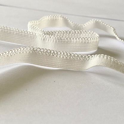 Élastique à culotte picot 10mm - Blanc Naturel