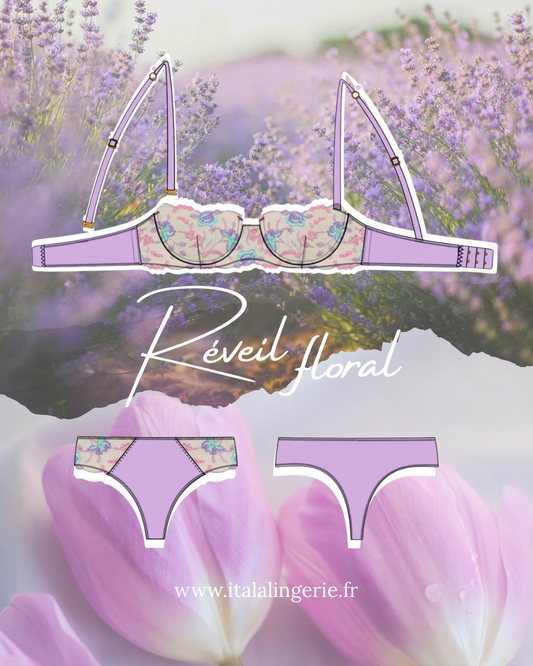 Réveil Floral – Création Printanière en Lila (édition limitée)