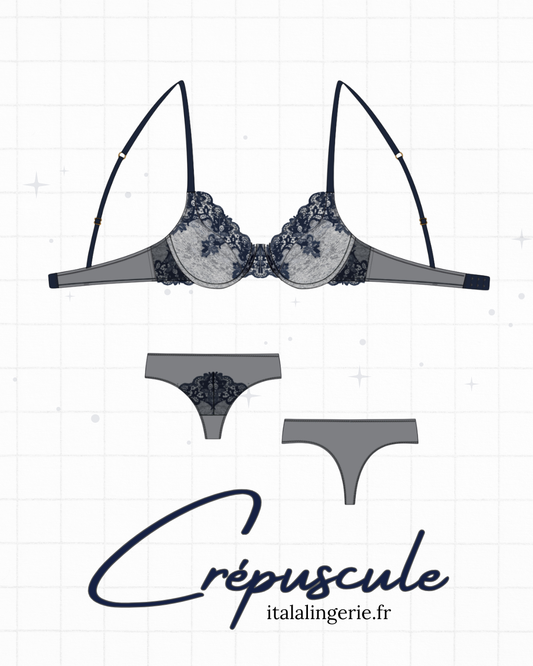 🌑 Crépuscule - Coffret couture de lingerie