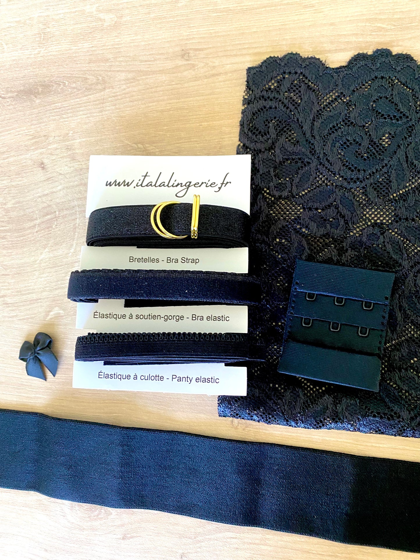 Coffret couture lingerie - Frisson triangle et tanga dentelle