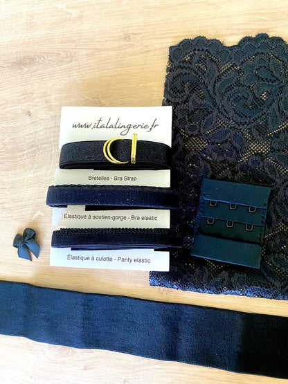 Coffret couture lingerie - Frisson triangle et tanga dentelle