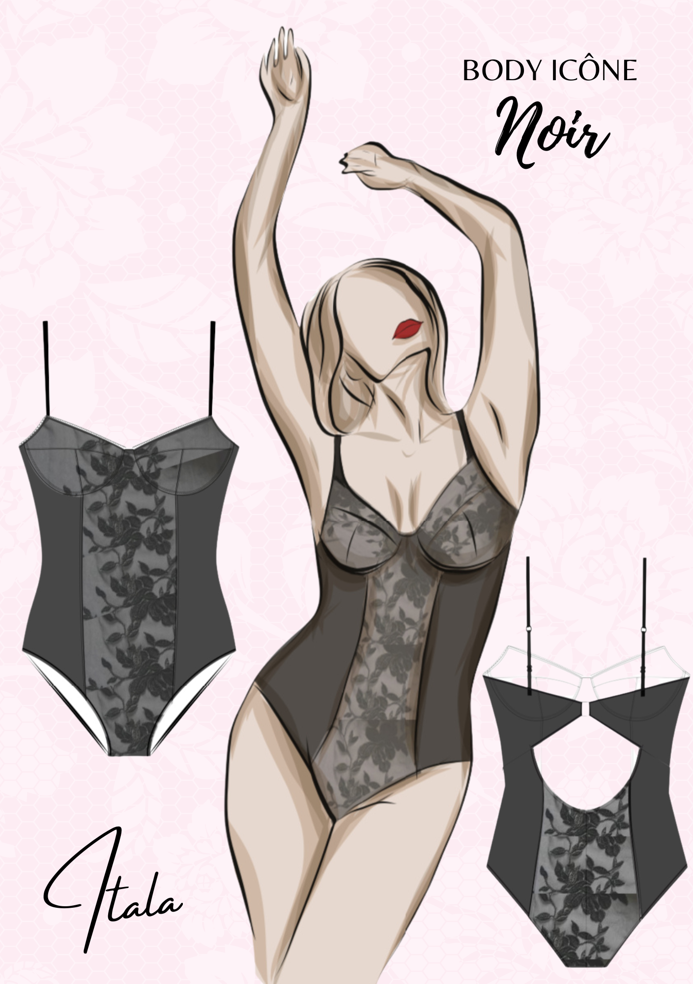 Kit couture BODY - Noir (Sculptant)