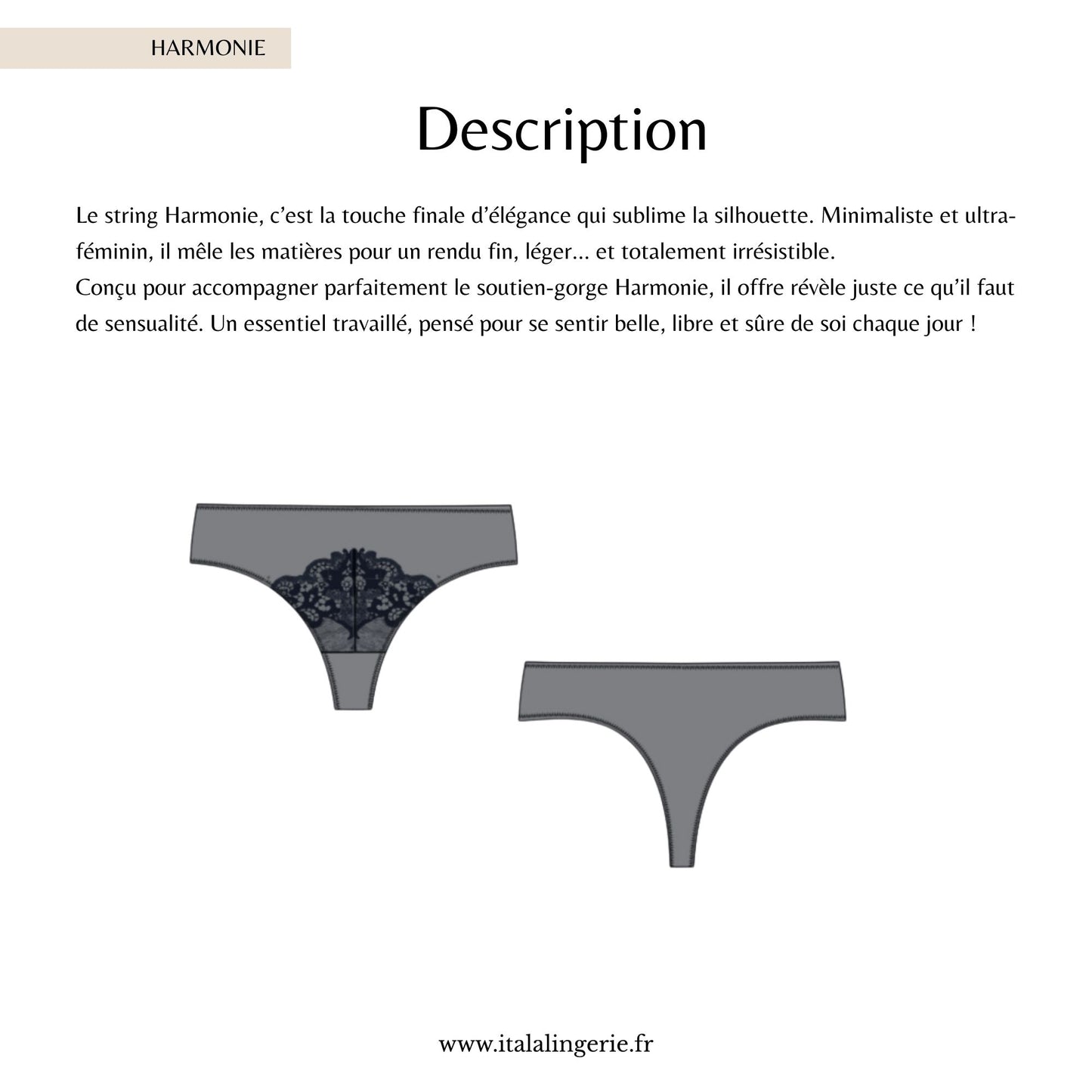 Patron PDF (A4) - String HARMONIE