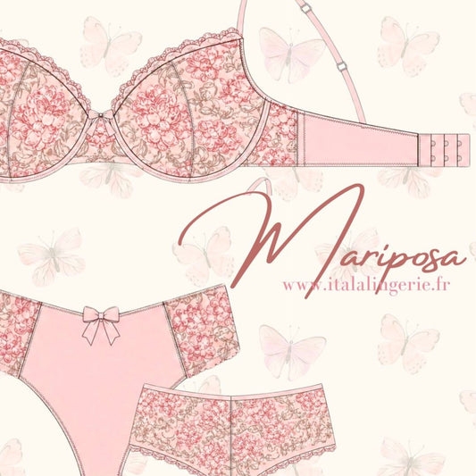 🦋 Coffret couture lingerie MARIPOSA - Patrons pdf inclus