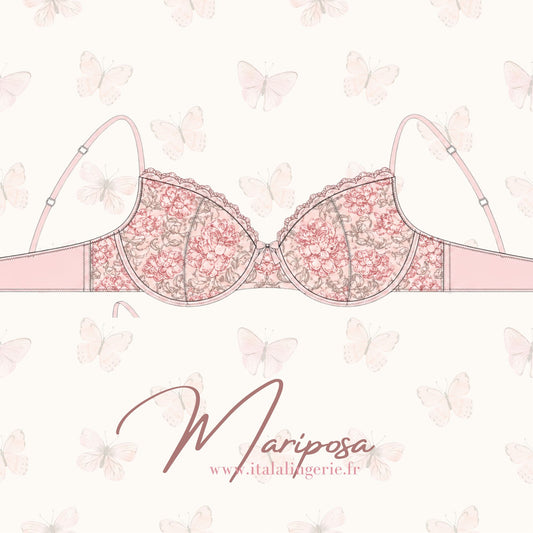 🦋Kit soutien-gorge Mariposa — patron pdf inclus