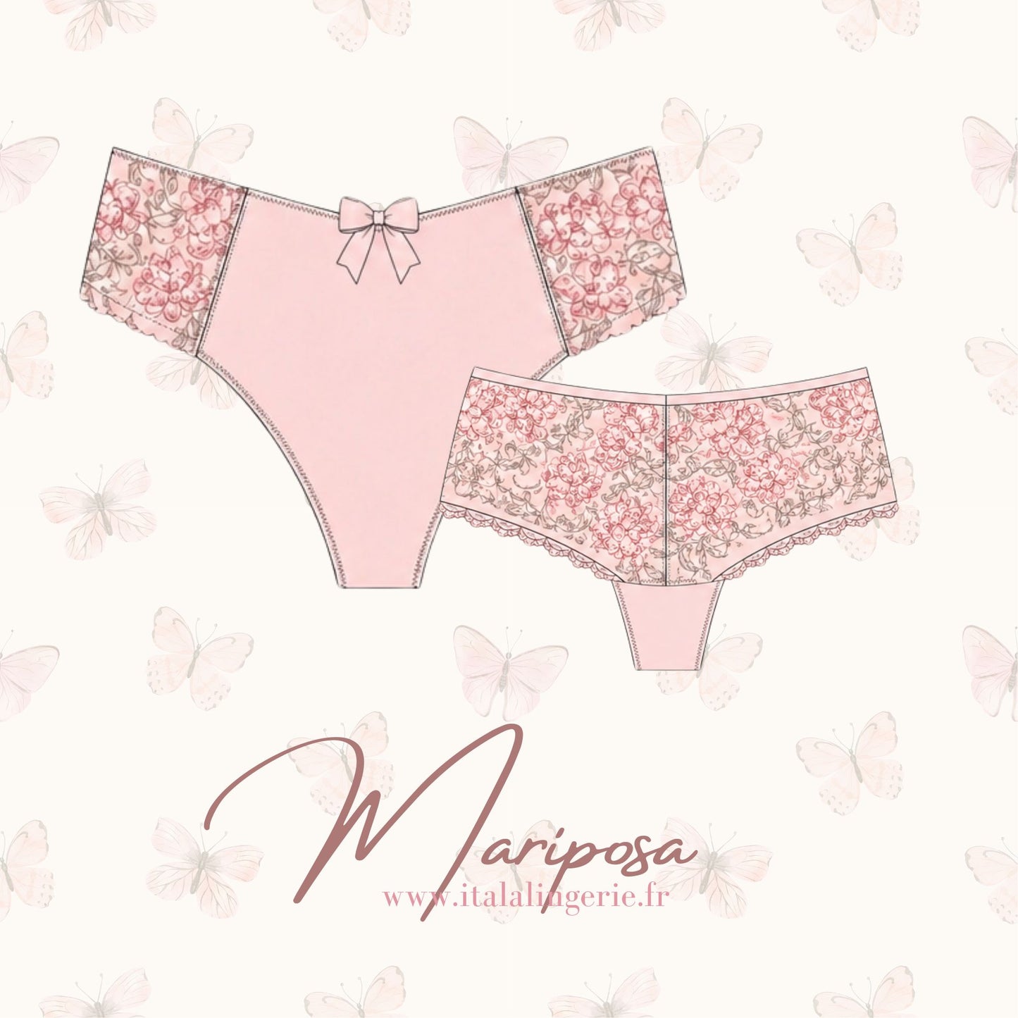 🦋Kit culotte Mariposa — patron pdf inclus