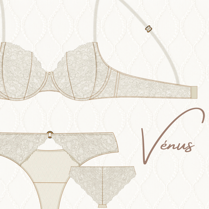 💫 Coffret couture lingerie VÉNUS - Patrons pdf inclus