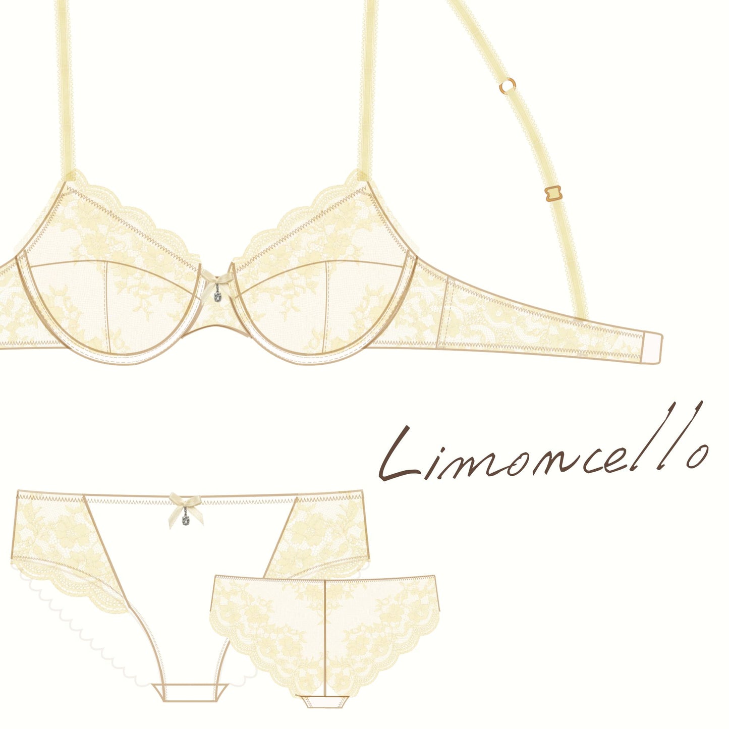 🍋 Coffret couture lingerie LIMONCELLO - Patrons pdf inclus