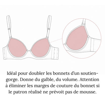 Mousse pour bonnet - Blanc