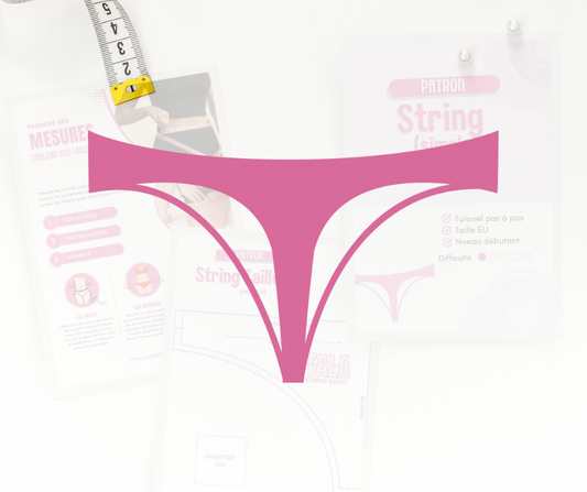 Patron de couture (lingerie) - STRING