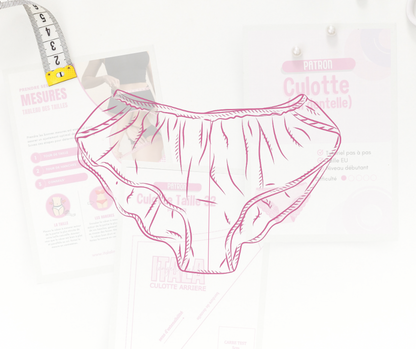 Patron de couture (lingerie) - CULOTTE EN DENTELLE